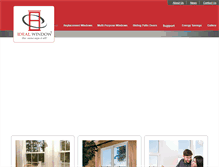 Tablet Screenshot of idealwindow.com